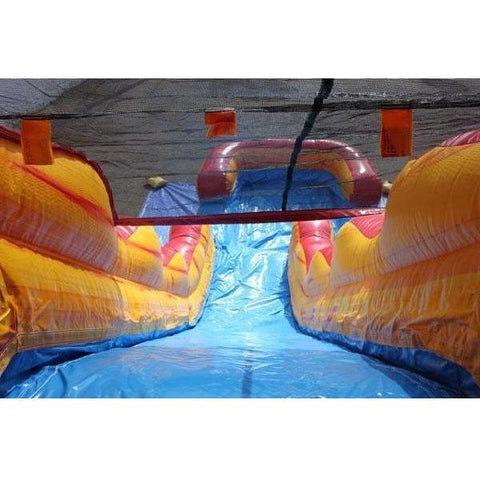 Moonwalk USA Obstacle Course 18'H VOLCANO SLIDE WET N DRY by MoonWalk USA