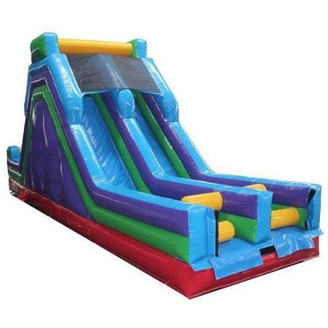 Moonwalk USA Obstacle Course 45'L 2-LANE SLIDE PIECE WITH REMOVABLE POOL by MoonWalk USA