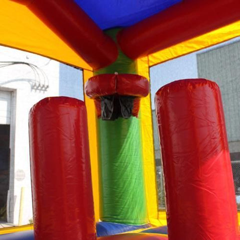 Moonwalk USA Obstacle Course RAINBOW CASTLE BOUNCER by MoonWalk USA RAINBOW CASTLE BOUNCER by MoonWalk USA from My Bounce House For Sale