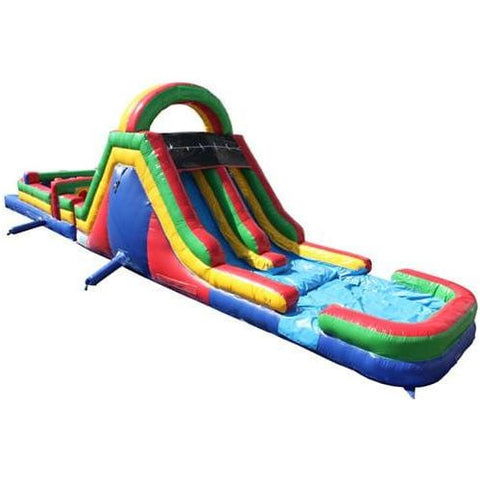 Moonwalk USA Water Parks & Slides 51'Lx15'H Wet N Dry Obstacle Course (Red)by MoonWalk USA 12'H SLIDE PIECE by MoonWalk USA from My Bounce House For Sale