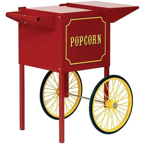 Paragon popcorn carts Medium Red Popcorn Cart for 6 & 8 Ounce Poppers by Paragon 768528070010 3070010 Medium Red Popcorn Cart for 6 & 8 Ounce Poppers by Paragon 