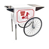 Image of Paragon popcorn carts Medium White Kettle Korn Popcorn Cart for 6 Ounce Poppers by Paragon 768528070454 3070450 Medium White Kettle Korn Popcorn Cart for 6 Ounce Poppers by Paragon SKU# 3070450