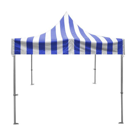 Party Tents Canopy Tents & Pergolas 10' x 10' Blue and White 50mm Speedy Pop-up Party Tent by Party Tents 754972368049 6884