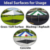 Image of Party Tents Canopy Tents & Pergolas 10' x 10' Blue and White West Coast Frame Party Tent by Party Tents 754972307598 3674