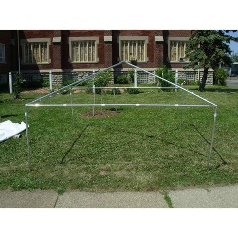 Party Tents Canopy Tents & Pergolas 10' x 10' Blue and White West Coast Frame Party Tent by Party Tents 754972307598 3674