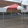 Image of Party Tents Canopy Tents & Pergolas 10' x 10' Red West Coast Frame Party Tent by Party Tents 754972307604 3689 10' x 10' Red West Coast Frame Party Tent by Party Tents SKU# 3689