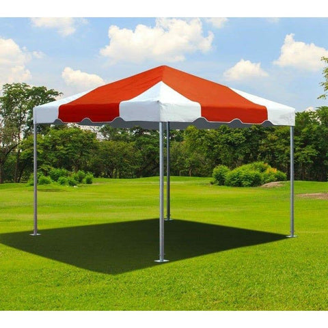 Party Tents Canopy Tents & Pergolas 10' x 10' Red West Coast Frame Party Tent by Party Tents 754972307604 3689 10' x 10' Red West Coast Frame Party Tent by Party Tents SKU# 3689