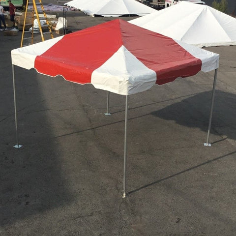 Party Tents Canopy Tents & Pergolas 10' x 10' Red West Coast Frame Party Tent by Party Tents 754972307604 3689 10' x 10' Red West Coast Frame Party Tent by Party Tents SKU# 3689