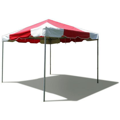 Party Tents Direct Canopies & Gazebos 10' x 10' PVC Weekender West Coast Frame Party Tent - Red by Party Tents 754972365758 5866 10' x 10' PE Weekender West Coast Frame Party Tent White Party Tents