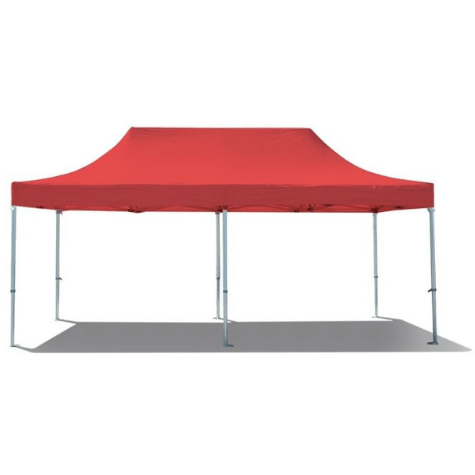 Party Tents Direct Canopies & Gazebos 10' x 20' Red 40mm Speedy Pop-up Party Tent by Party Tents 754972308427 4616 10' x 20' Red 40mm Speedy Pop-up Party Tent by Party Tents SKU# 4616