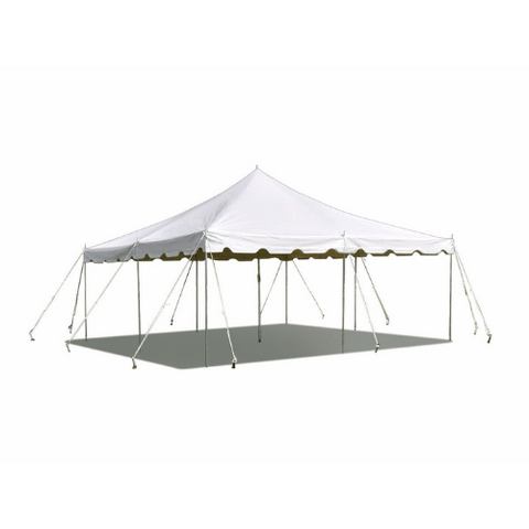 Party Tents Direct Canopies & Gazebos 15' x 15' White Weekender Standard Canopy Pole Tent by Party Tents 754972316170 3933
