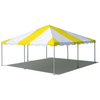 Image of Party Tents Direct Canopies & Gazebos 20' x 20' Yellow and White West Coast Frame Party Tent by Party Tents 754972307826 3981