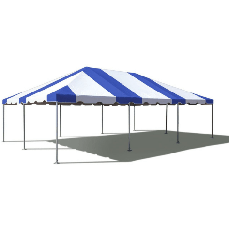 Party Tents Direct Canopies & Gazebos 20' x 30' Blue and White West Coast Frame Party Tent by Party Tents 754972307833 4173