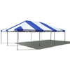 Image of Party Tents Direct Canopies & Gazebos 20' x 30' Blue and White West Coast Frame Party Tent by Party Tents 754972307833 4173