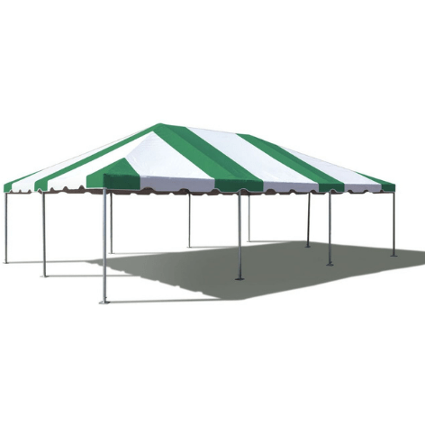 Party Tents Direct Canopies & Gazebos 20' x 30' Green and White West Coast Frame Party Tent by Party Tents 754972307833 4179
