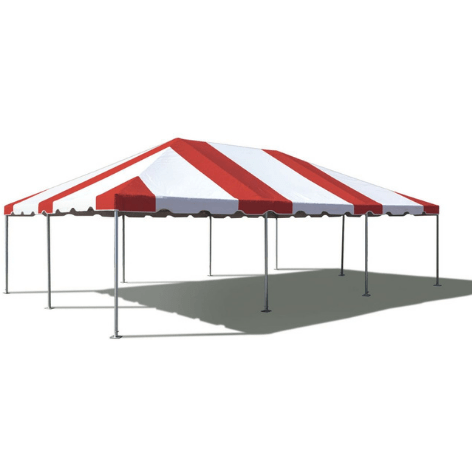 Party Tents Direct Canopies & Gazebos 20' x 30' Red and White West Coast Frame Party Tent by Party Tents 754972307857 4188