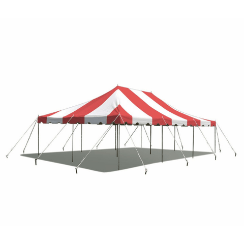20' x 30' Red Weekender Standard Canopy Pole Tent by Party Tents