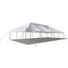 Image of Party Tents Direct Canopies & Gazebos 20' x 40' White Economy Pole Canopy Tent with Sidewalls by Party Tents 754972377065 8081