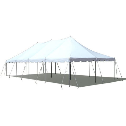 Party Tents Direct Canopies & Gazebos 20' x 40' White Premium Canopy Pole Party Tent by Party Tents 754972307451 3707 20' x 40' White Premium Canopy Pole Party Tent by Party Tents SKU 3707