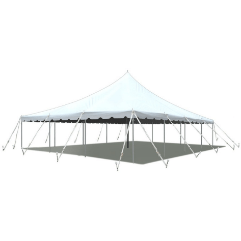 Party Tents Direct Canopies & Gazebos 30' x 40' Premium Pole Party Tent - White by Party Tents 754972307512 3734 30' x 40' Premium Pole Party Tent - White by Party Tents SKU# 3734