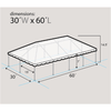 Image of Party Tents Direct Canopies & Gazebos 30' x 60' Single Tube West Coast Frame Party Tent, Sectional by Party Tents 754972363396 4928 30' x 60' Single Tube West Coast Frame Party Tent, Sectional SKU# 4928