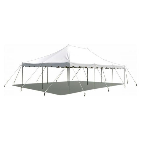 Party Tents Direct Canopies & Gazebos Copy of 20' x 30' White Weekender Standard Canopy Pole Tent by Party Tents