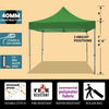 Image of Party Tents Direct Canopy Tents & Pergolas 10' x 10' Green 40mm Speedy Pop-up Party Tent by Party Tents 754972308366 4484