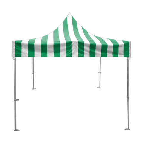 Party Tents Direct Canopy Tents & Pergolas 10' x 10' Green and White 50mm Speedy Pop-up Party Tent by Party Tents 754972368056 6885