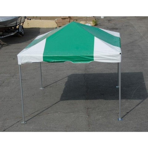 Party Tents Direct Canopy Tents & Pergolas 10' x 10' Green & White West Coast Frame Party Tent by Party Tents 754972326711 3680
