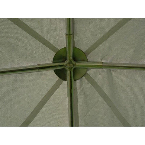 Party Tents Direct Canopy Tents & Pergolas 10' x 10' Green & White West Coast Frame Party Tent by Party Tents 754972326711 3680