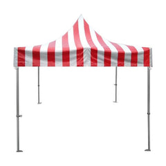 10' x 10' Red/White 50mm Speedy Pop-up Party Tent by Party Tents