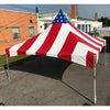 Image of Party Tents Direct Canopy Tents & Pergolas 10' x 10' Stars and Stripes High Peak Frame Party Tent  by Party Tents 754972327107 4113