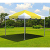 Image of Party Tents Direct Canopy Tents & Pergolas 10' x 10' Yellow & White West Coast Frame Party Tent by Party Tents 754972307628 3691