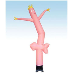 12' Pink Arrow  Fly Guy Inflatable Tube Man with Blower by Party Tents