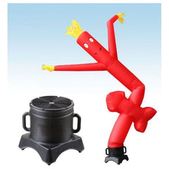 Party Tents Direct Dollies & Hand Trucks 12' Red Arrow  Fly Guy Inflatable Tube Man with Blower by Party Tents 754972365079 239