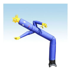 12' Standard Blue Fly Guy Inflatable Tube Man with Blower by Party Tents