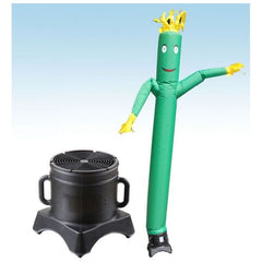 Party Tents Direct Dollies & Hand Trucks 12' Standard Green Fly Guy Inflatable Tube Man with Blower by Party Tents 754972306416 863 12' Standard Green Fly Guy Inflatable Tube Man with Blower Party Tents