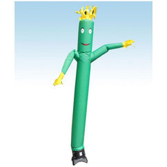 12' Standard Green Fly Guy Inflatable Tube Man with Blower by Party Tents