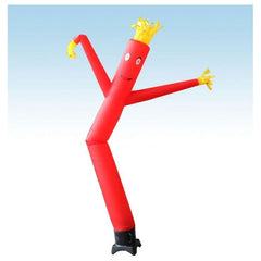 12' Standard Red Fly Guy Inflatable Tube Man with Blower by Party Tents