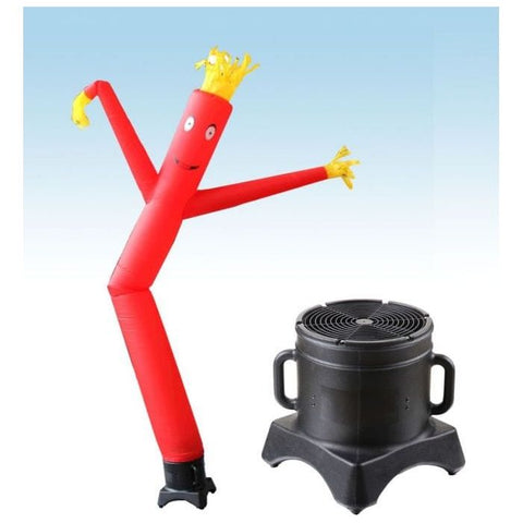 Party Tents Direct Dollies & Hand Trucks 12' Standard Red Fly Guy Inflatable Tube Man with Blower by Party Tents 754972311540 866 12' Standard Red Fly Guy Inflatable Tube Man with Blower Party Tents