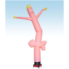 18' Pink Arrow Fly Guy Inflatable Tube Man with Blower by Party Tents