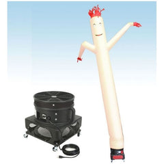 Party Tents Direct Inflatable Party Decorations 18' Standard White Fly Guy Inflatable Tube Man with Blower by Party Tents 18' US Flag 2 Leg Fly Guy Inflatable Tube Man with Blower Party Tents