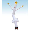 Image of Party Tents Direct Inflatable Party Decorations 18' White Arrow Fly Guy Inflatable Tube Man with Blower by Party Tents 754972364928 875