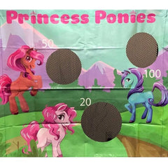 Party Tents Direct Inflatable Party Decorations Princess Ponies UltraLite Air Frame Game Panel by Party Tents 754972355865 1566