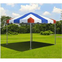 Party Tents Direct Tents 10' x 10' Red, White, and Blue West Coast Frame Party Tent by Party Tents 754972357449 3703 10' x 10' Red, White, and Blue West Coast Frame Party Tent Party Tents