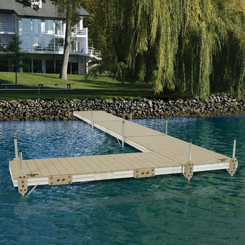 PlayStar Docking & Anchoring 4'x10' Pre-Built Aluminum Roll In Dock with Resin Top by Playstar 781880228929 PS 25052 4'x10' Pre-Built Aluminum Roll Dock with Resin Top Playstar PS 25052