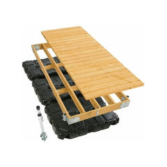 Floating Wood Dock Kit - 4'X10' - Build It Yourself by Playstar