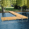 Image of PlayStar Docking & Anchoring Roll In Wood Dock Kit - 4'X10' - Build It Yourself by Playstar 781880227854 KT 10055