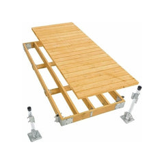 Stationary Wood Dock Kit - 4'X10' - Build It Yourself by Playstar