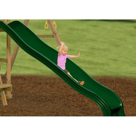 PlayStar Swing Sets & Playsets Giant Scoop Wave Slide Green by Playstar 781880222941 PS 8826 Giant Scoop Wave Slide Green by Playstar SKU# PS 8826